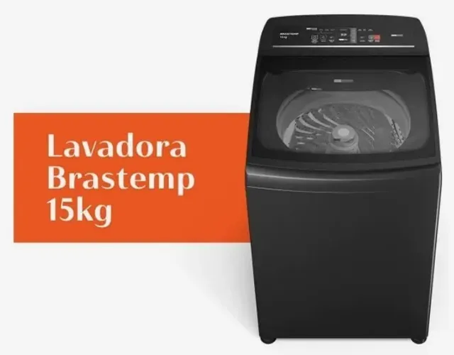 Máquina de Lavar Brastemp 15kg - Nova, Oportunidade em Santo André SP