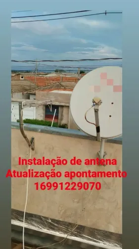 Antenista instalado 