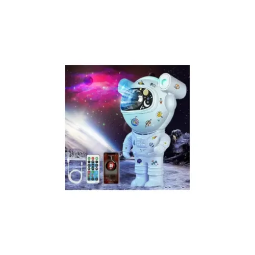 Projetor Astronauta Galáxias com Som Minimen MM-XL819