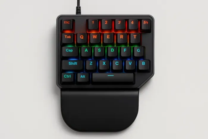 Teclado Gamer OneHand Motospeed K27 - Mecânico Switch RED - Novo (Sem Caixa)