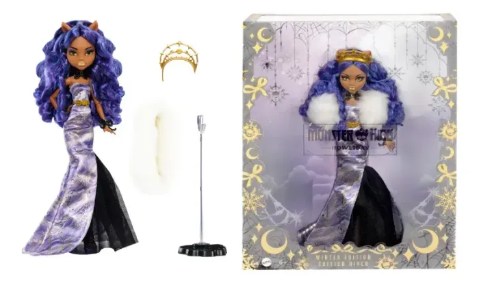 Boneca Clawdeen Wolf Howliday Monster High Collector Edition