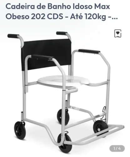 Cadeira de Banho - Até 120kg