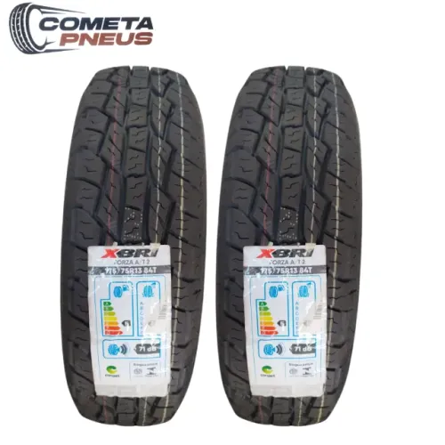  Kit  2 Pneus aro 13 medida 175/75r13  marca Xbri AT2