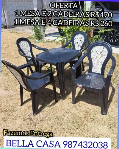MESA SAFIRA BLACK T42S PRONTA ENTREGA