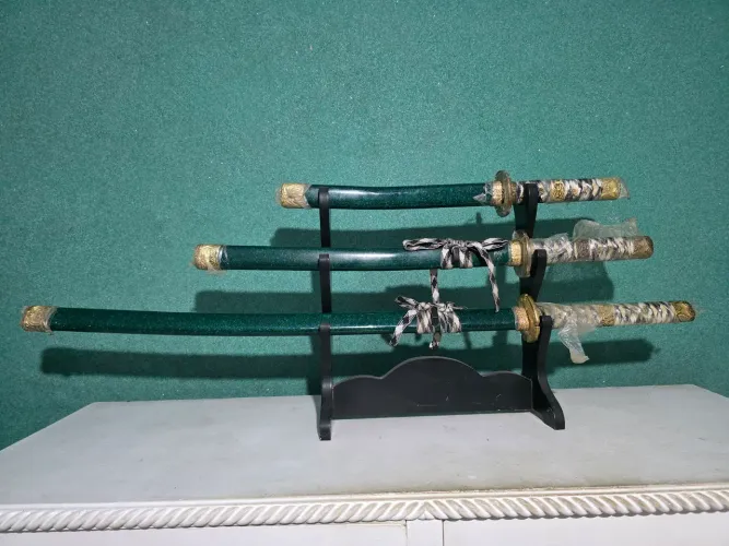 Kit 3 Espadas Decorativas SamuraiI7
