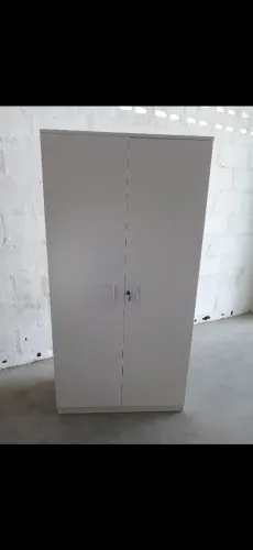 Armário de Escritório Cinza fechado 02 portas