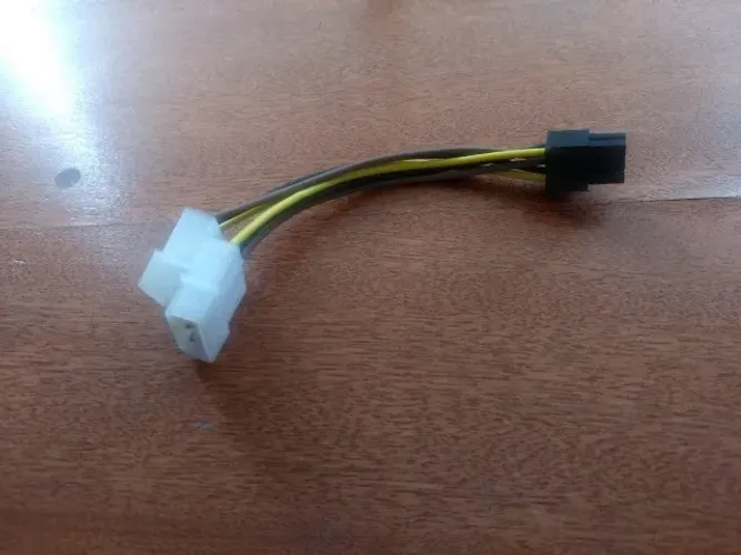 Cabo Molex Para Pcie Express De 6 Pinos Uso Placa De Video
