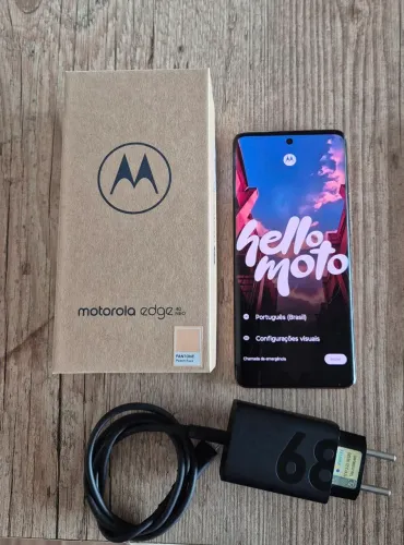 Motorola Edge 40 Neo 256GB Peach Fuzz - Excelente estado + Capinhas + Películas<br><br>