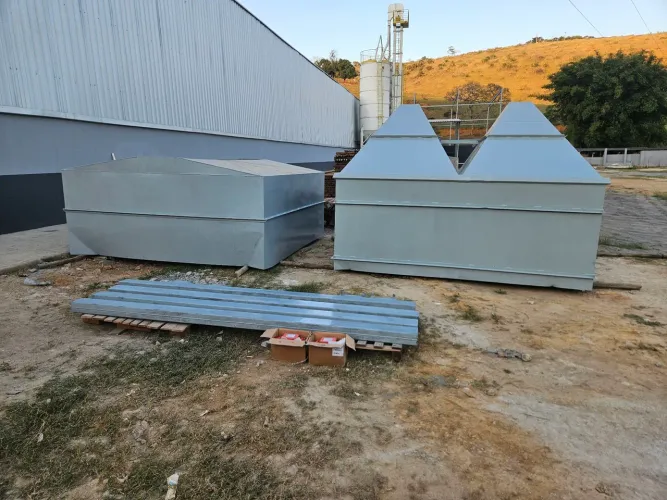 Silo de Armazenamento 40m3 ch 1/8" Graos, Areia Novo