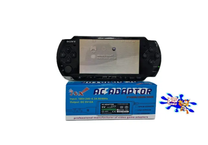 Sony PSP-3000 com case e jogos 