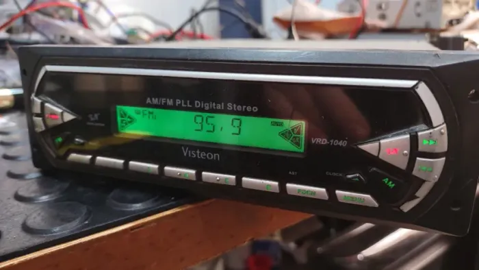 Auto-rádio som para carro automotivo Visteon VRD-1040
