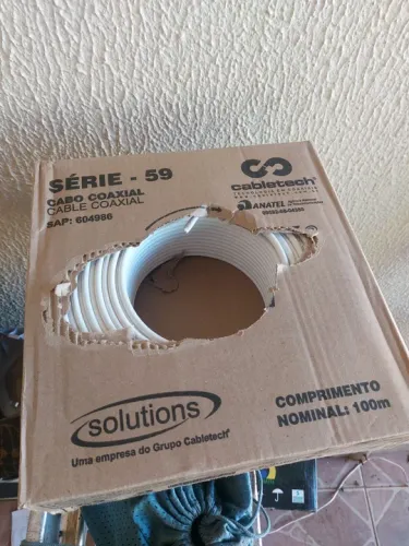 Cabo coaxial para TV