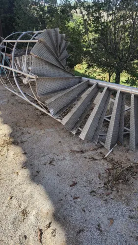 Venda de escada caracol inox 