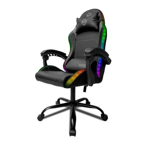 CADEIRA GAMER TGT HERON, RGB, ESPUMA MOLDADA, PRETO, TGT-HR-RGB01