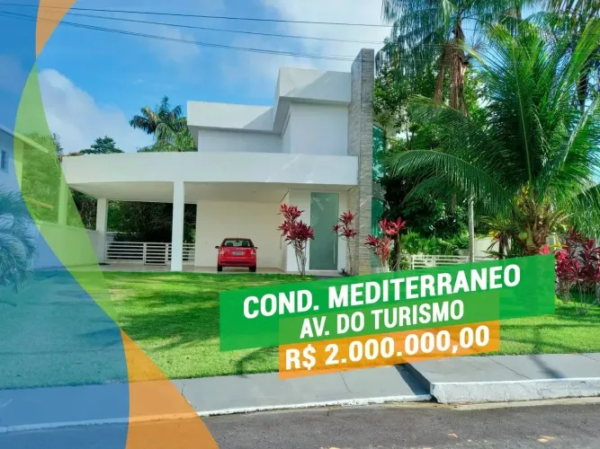 Cond. Mediterrâneo - 3 suítes - 800m² - Av. Turismo