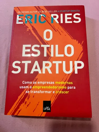Livro - O estilo startup - Éric Ries