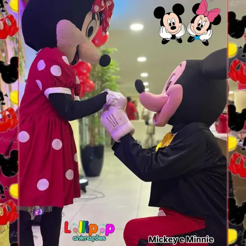 Mickey e Minnie - Personagens para Festas