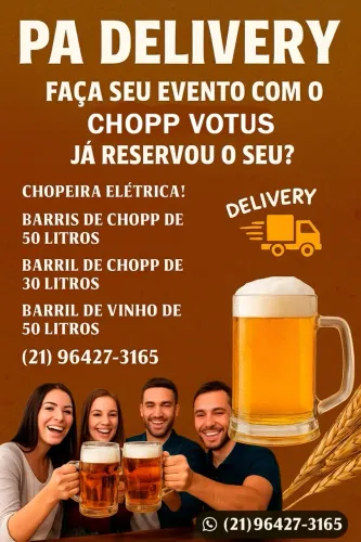 Venda de Chopp com Aluguel de Chopeira