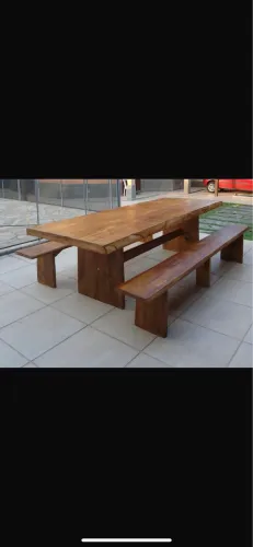 Mesa rústica 