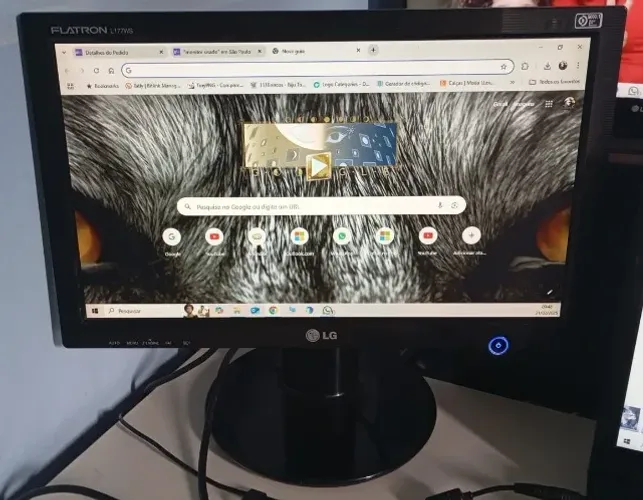 Monitor LG FLATRON L 1777WS-NF 17 Polegadas Funcionando Perfeitamente