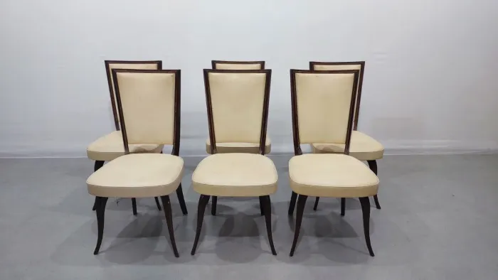 Conjunto de 6 Cadeiras Vintage década de 50