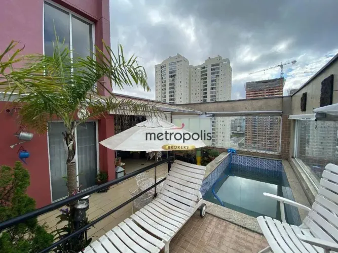 Cobertura à venda, 467 m² por R$ 2.821.000,00 - Jardim - Santo André/SP