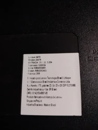 Carcaça Lenovo G470 notebook