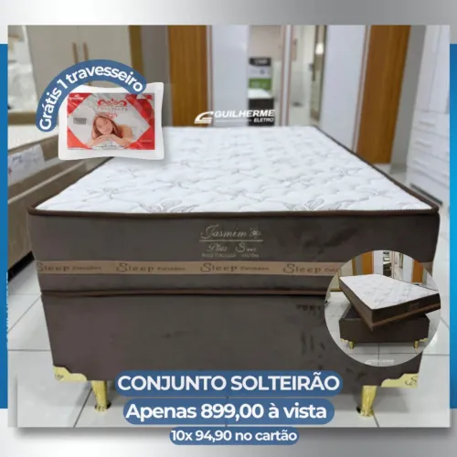 Cama Solteirão 110×200 molas ensacadas