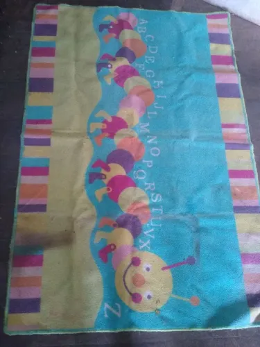 Tapete infantil educativo com alfabeto
