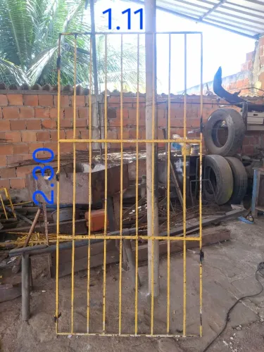 Portao + grade,material resistente 