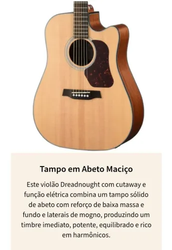 Violao raro tampo sólido melhor que takamine