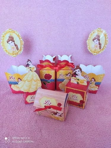 Decoração Festa Princesa Bela e a Fera