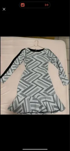 Vestido feminino manga longa