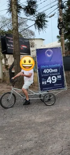 Bike Banner Bicicleta  Propaganda boa cond