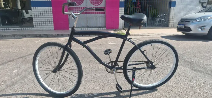 Bicicleta freio contra-pedal