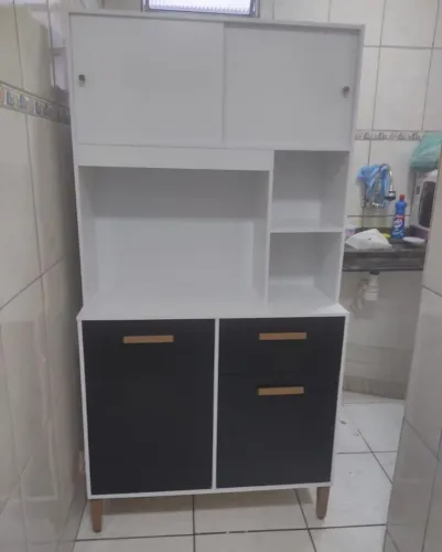 Armário de cozinha dalia 90cm de largura 