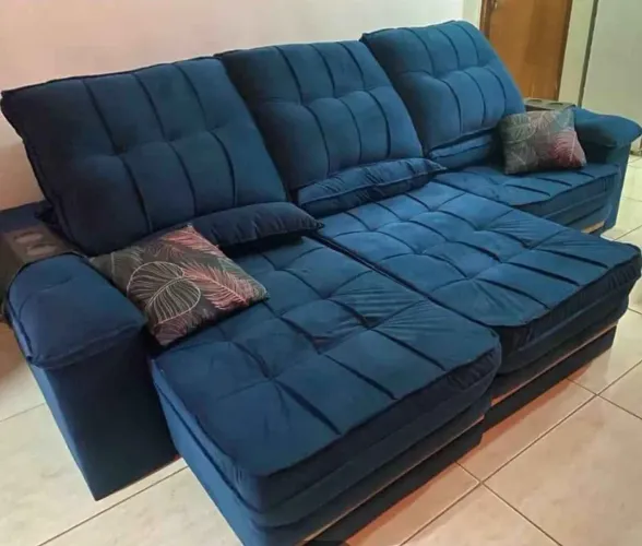 Sofá retrátil reclinável 2,90cm apollo