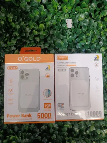 bateria  power bank 1000 e 5000 