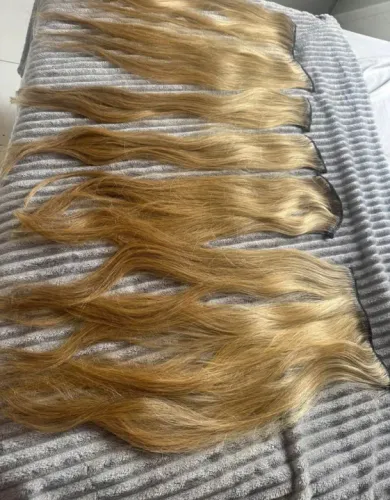 Mega Hair Loiro Claro - 100% Humano-