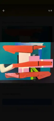 Pintura Abstrata Moderna 2 óleo sobre tela 27x35 cm
