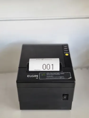 Impressora Elgin i9 para Senhas - Ideal para recepção, balcão e sistemas de senha. 