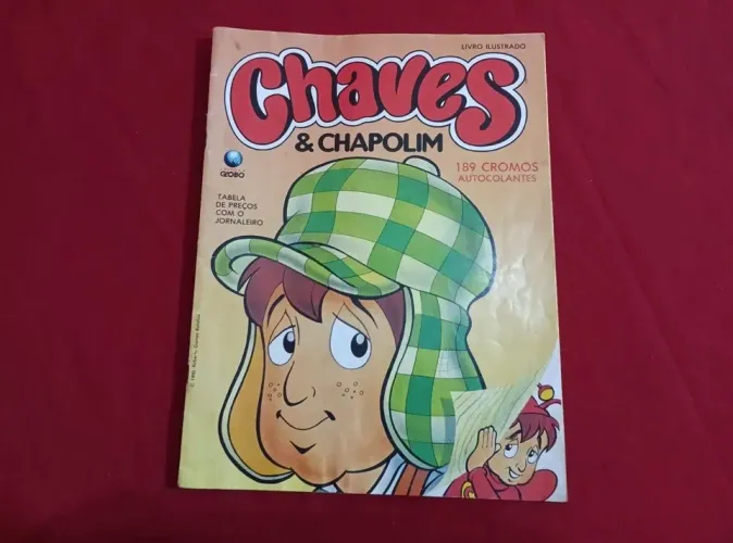Álbum de Figurinhas Chaves & Chapolim - Editora Globo 1990 Incompleto