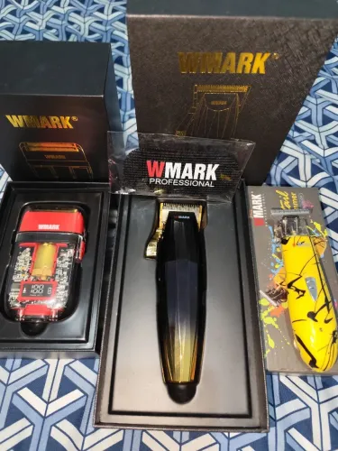 Vendo Kit de máquina de cabelo, shaver e barba marca Wmark