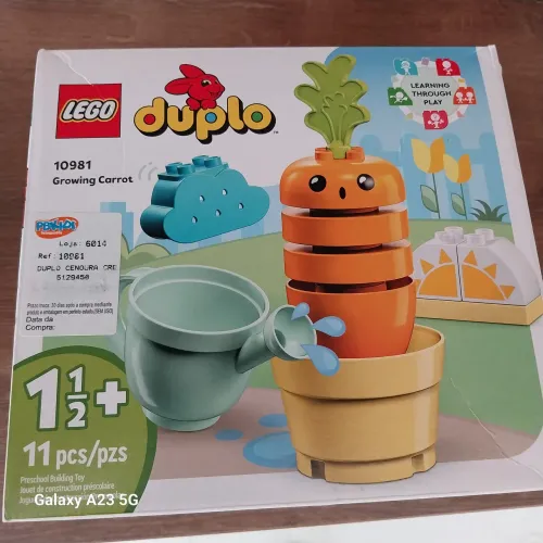 Lego duplo growing carrot