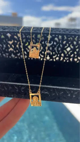 escapulário de ouro 18k ( exclusivo )