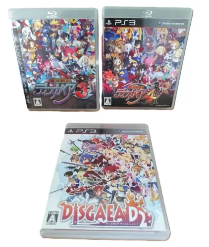 PS3 - Combo Disgaea - Japonês Mídia Física