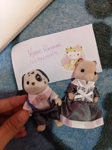 Bonequinhos sylvanian Families originais dálmata vintage