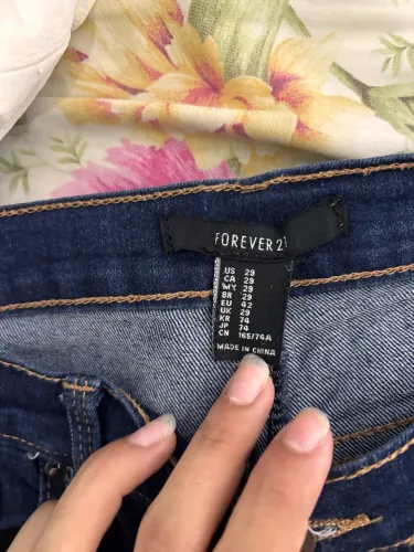 Calça Jeans Skinny Forever 21 - Azul Escuro - Tamanho 42 (EUR)