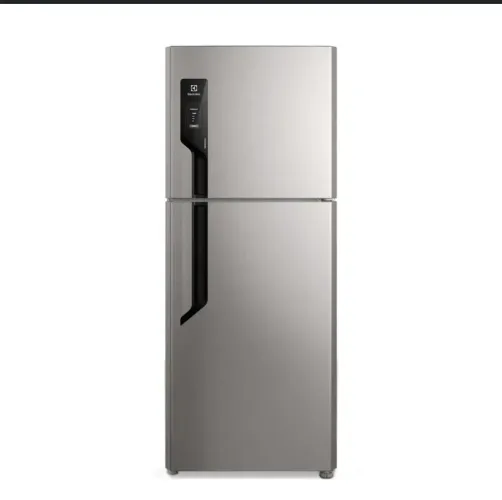 Geladeira (NOVA) Electrolux Frost Free com AutoSense 432L Efficient Duplex Inox Look.127v