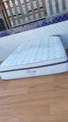 Colchão queen ortobom liberty muito bom, Aceito cartão e entrego